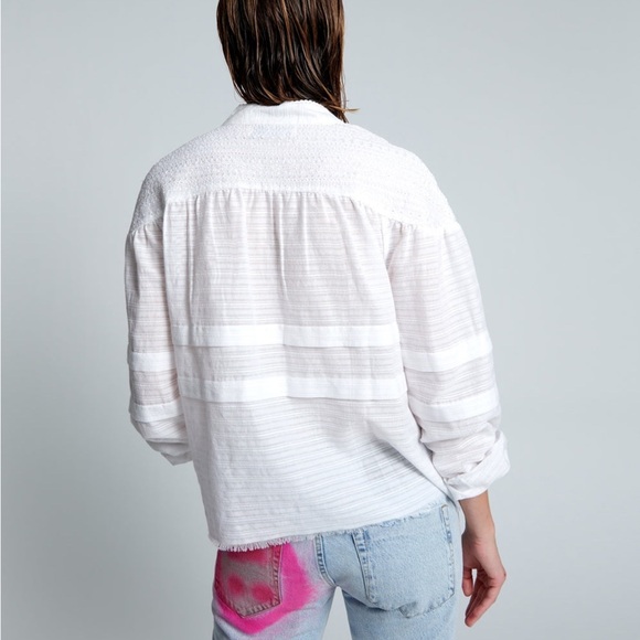 ONE TEA SPOON Desert Angel Longsleeve Top - White EXTRA SMALL NWT - Picture 3 of 9